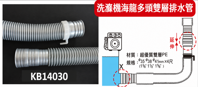 雙層 PE 排水管